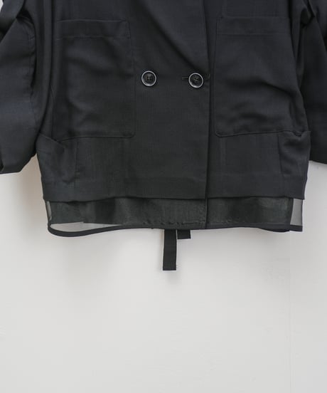 【Lallia Mû】ハーフスリーブダブルジャケット_250408005958