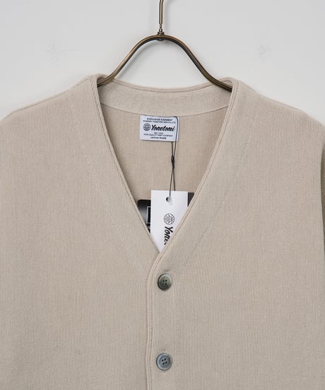 【Yonetomi〈unisex〉】GIMA COTTON KNIT C/D (V NECK)_250228003409