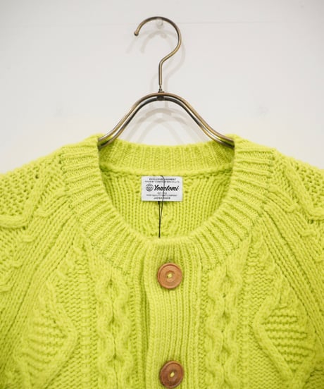 【Yonetomi〈unisex〉】ARAN KNIT CARDIGAN