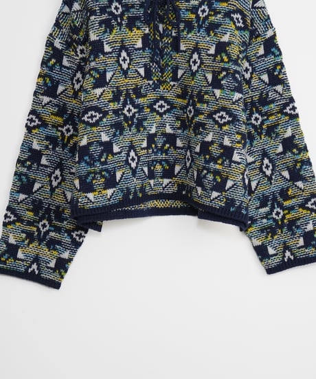 【COOHEM〈women's〉】TUNISIAN JACQUARD P/O_241003004354