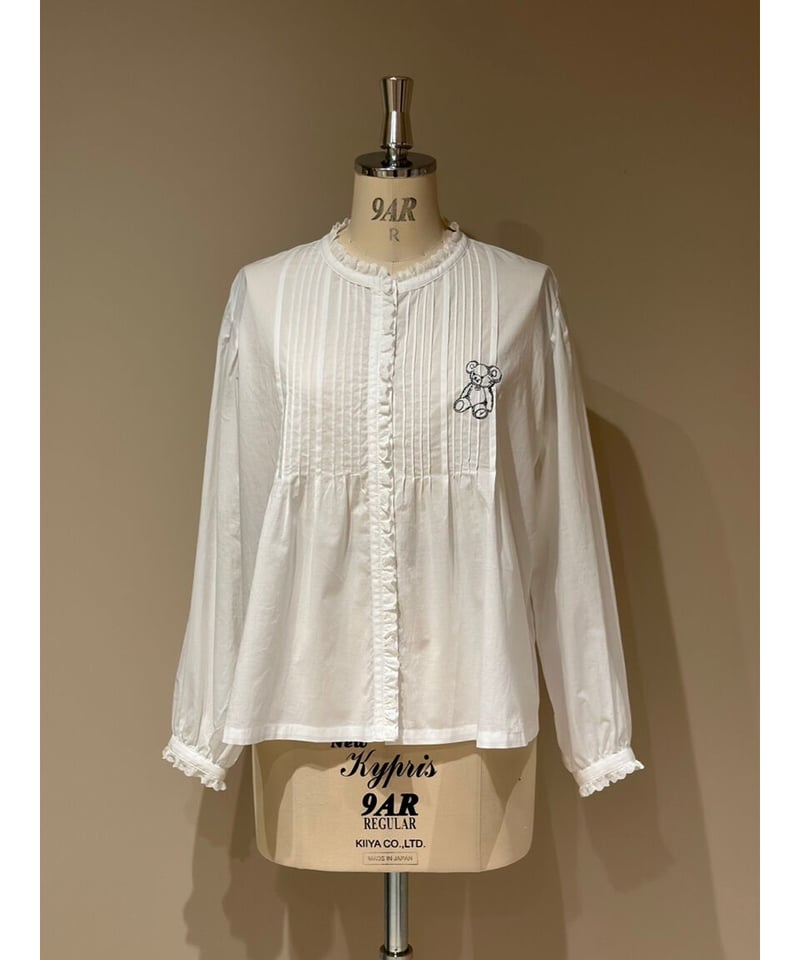 ステッチングくまジャケットユキエモン yukiemon 3L 裾レースジャケット