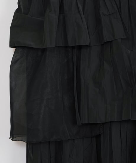 【MARILYN MOON】Raffle pleats layered dress_240404001503