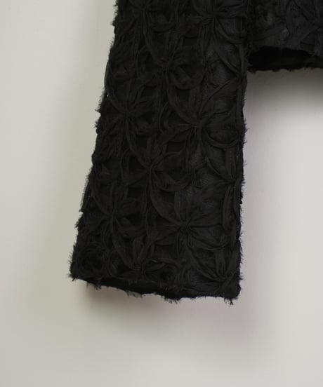 【FABRICE】刺繍 オーガンジー ボレロ_240921003509