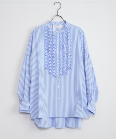 【MARILYN MOON】Modern tuck frill blouse_240127005630