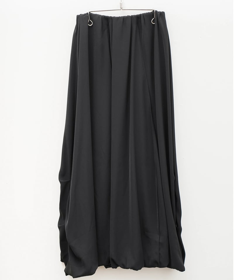 ANN DEMEULEMEESTER ブラック バルーンスカート 36 ANN DEMEULEMEESTER ブラック バルーンスカート 36