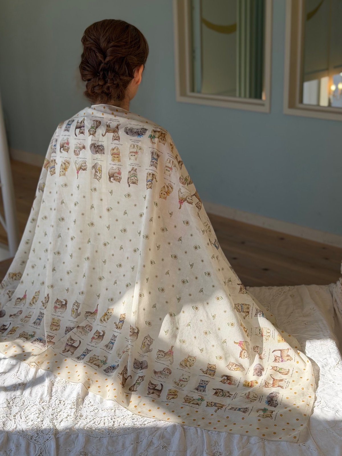 yukiemon】こねこ図鑑UVストール | EGAMI OFFICIAL WEB STORE