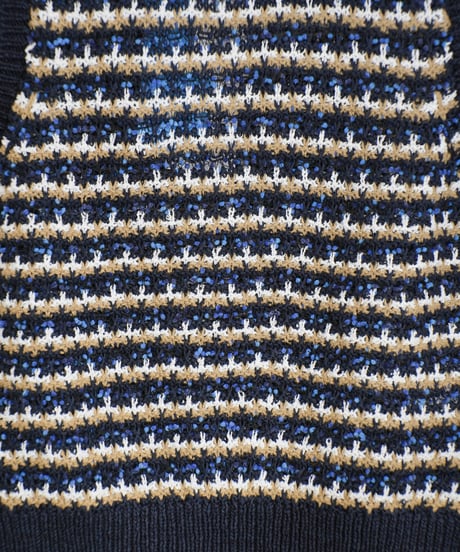 【COOHEM〈women's〉】SUKASHI BORDER KNIT V/T_250326005056
