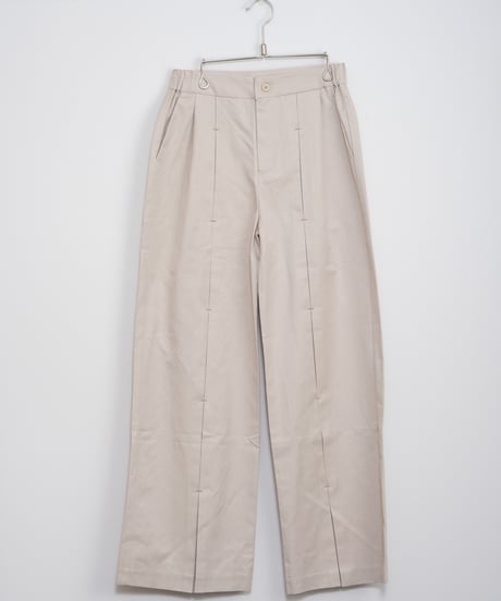 【AGAWD】Tuck Slit Pants_240520005410