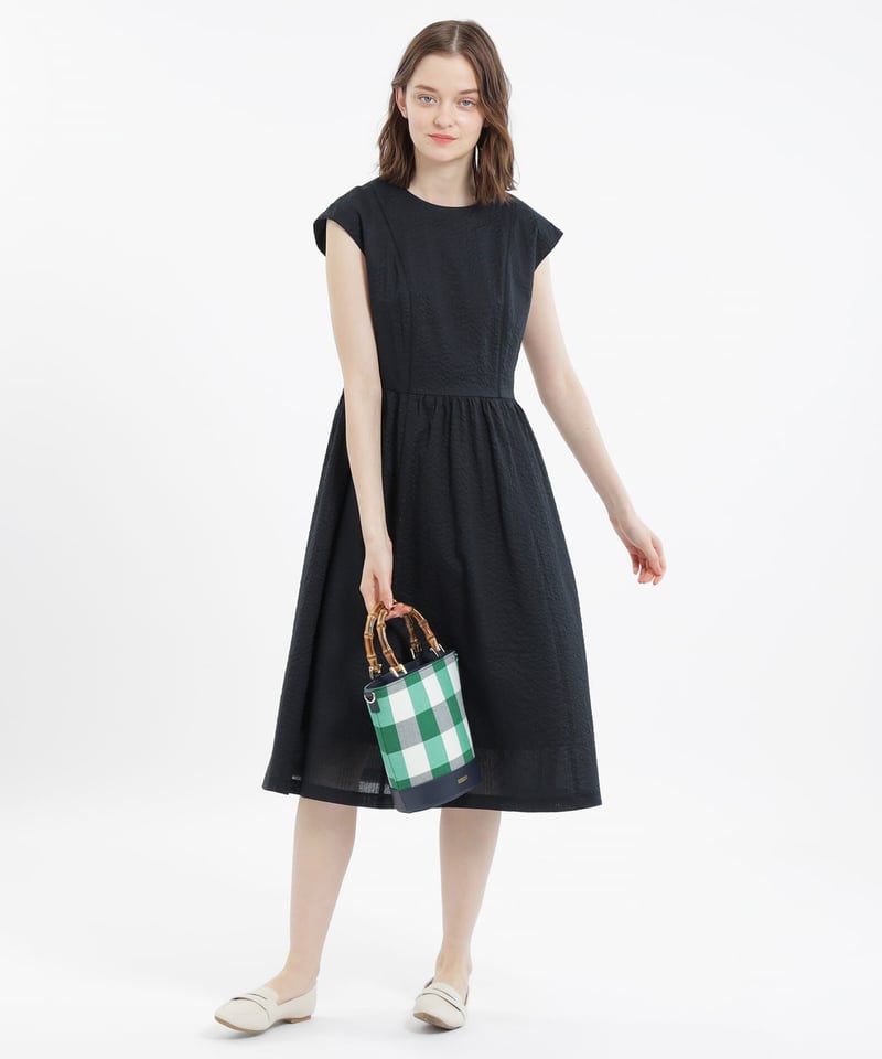 ✨専用✨【美品】マッキントッシュフィロソフィー　Vネック　ワンピース　ストライプ セール】 エフェクトストライプ Vネックワンピース （ミニ丈