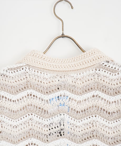 【COOHEM〈women's〉】ZIGZAG SUKASHI KNIT P/O_250326005055