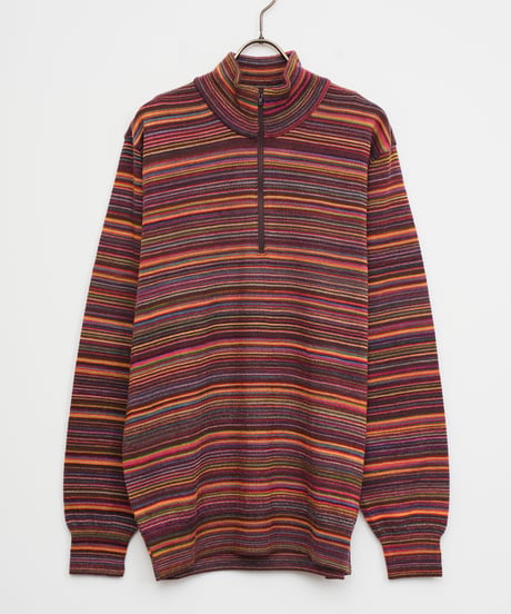 【COOHEM〈men's〉】MULTI KASURI TENJIKU KNIT PULLOVER_250802003318