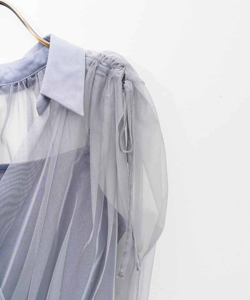 FRAY I.D】チュールドッキングカシュクールカットソー_250805003431 | E