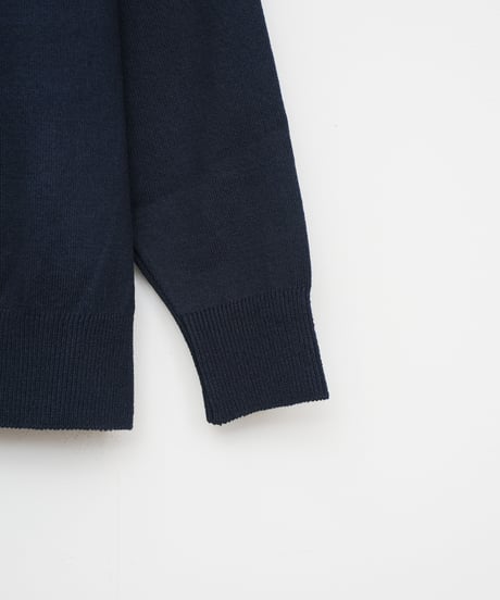 【Yonetomi〈unisex〉】WAVE COTTON KNIT PULLOVER_250802003325