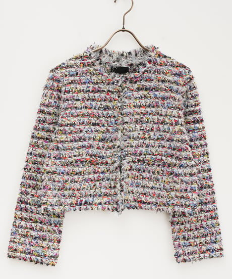 【COOHEM〈women's〉】FEATHER MIX TWEED JACKET_250828004515