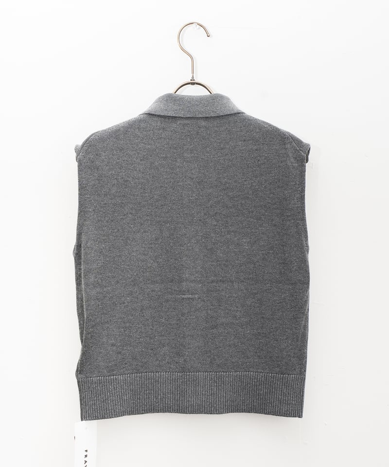 fray i.d ノースリポロニットジレ ノースリポロニットジレ(ニット)｜トップス｜FRAY I.D（フレイ
