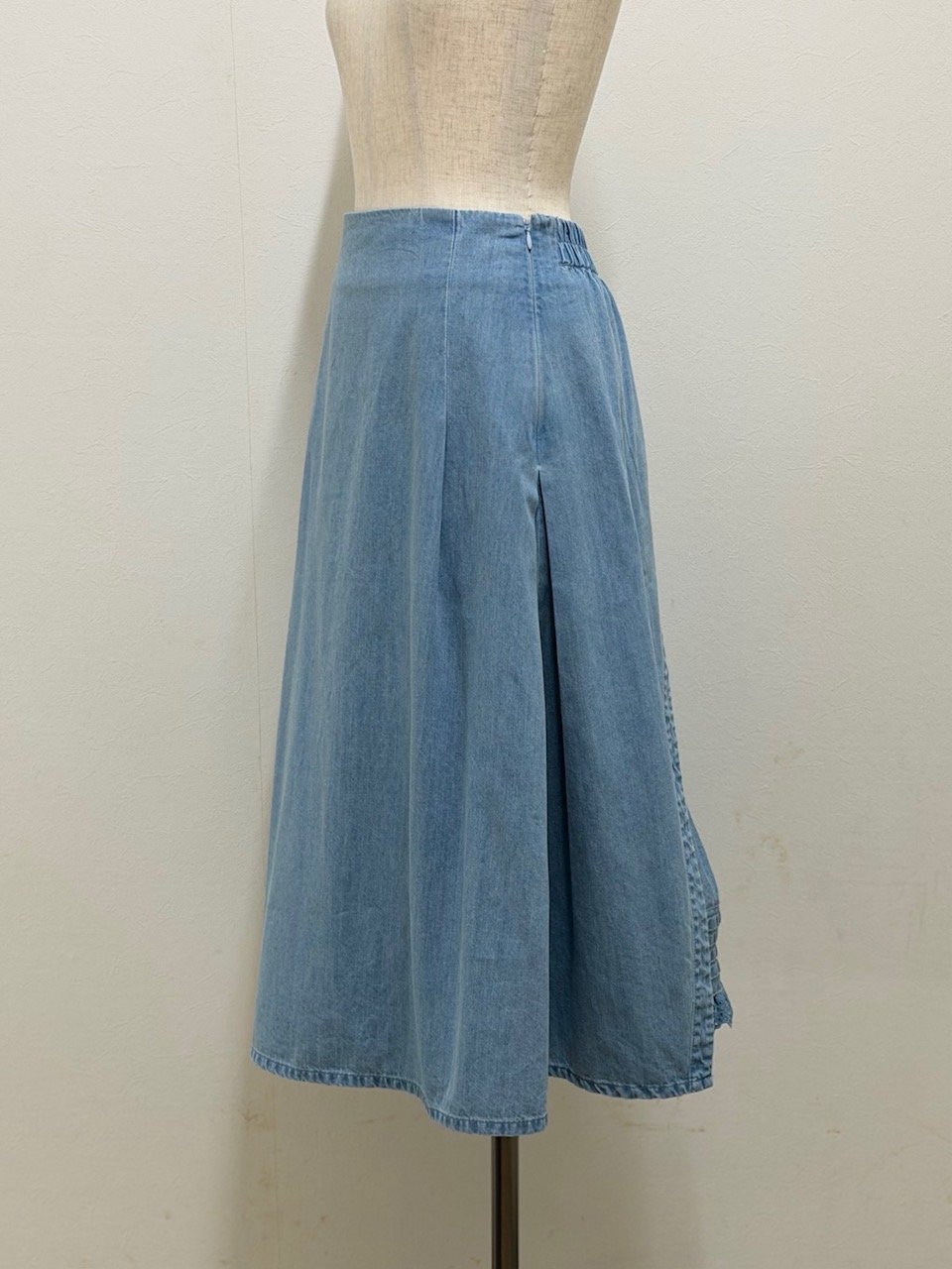 yukiemon】クレープデニムスカート（M・3L） | EGAMI OFFICIAL WE