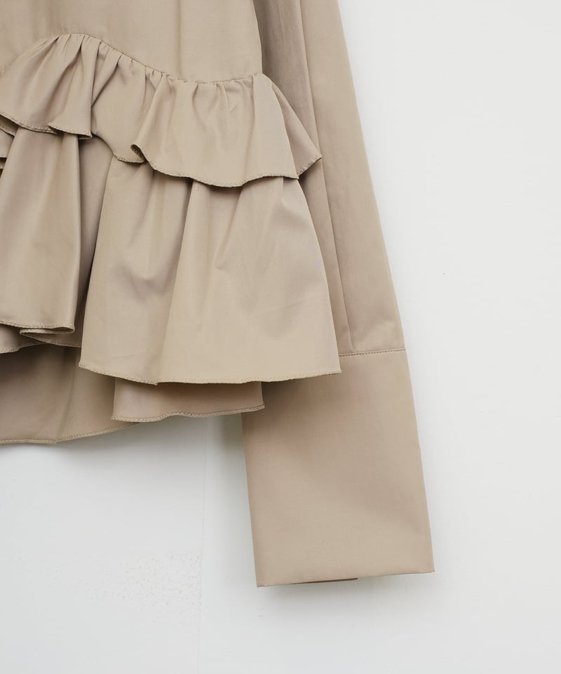 MARILYN MOON】スパイラルラッフルブラウス_250830004618 | EGAM