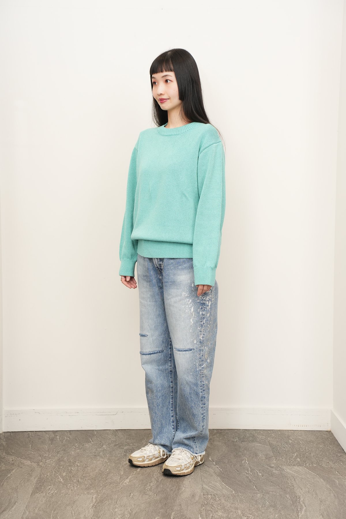 Yonetomi】WASHI COTTON KNIT P/O_241226000202 |