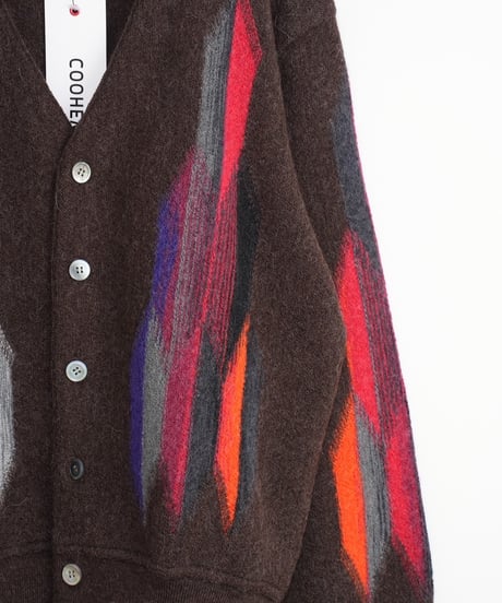 【COOHEM〈men's〉】WOOL ALPACA INTERSIA KNIT C/D_240903002220