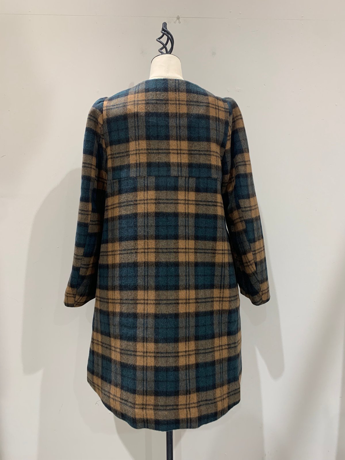 yukiemon】yukiemonチェックコート（M・3L） | EGAMI OFFICIA