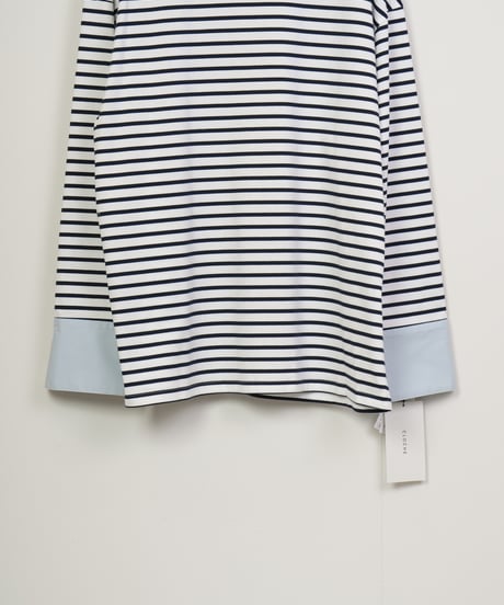【CLOCHE】シャツカフスボーダー_250125001213