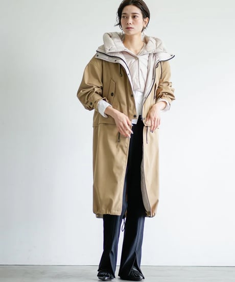 【Lallia Mû】フードセットセパレートコート_240926003832