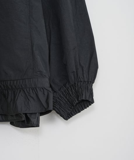 【MARILYN MOON】Pleated nylon sheer blouson_240115005076