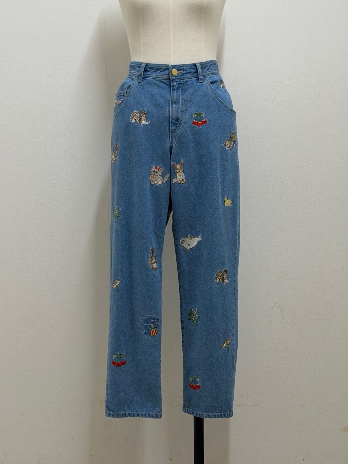 yukiemon】fortune刺繍デニムパンツ（M・2L） | EGAMI OFFICIA