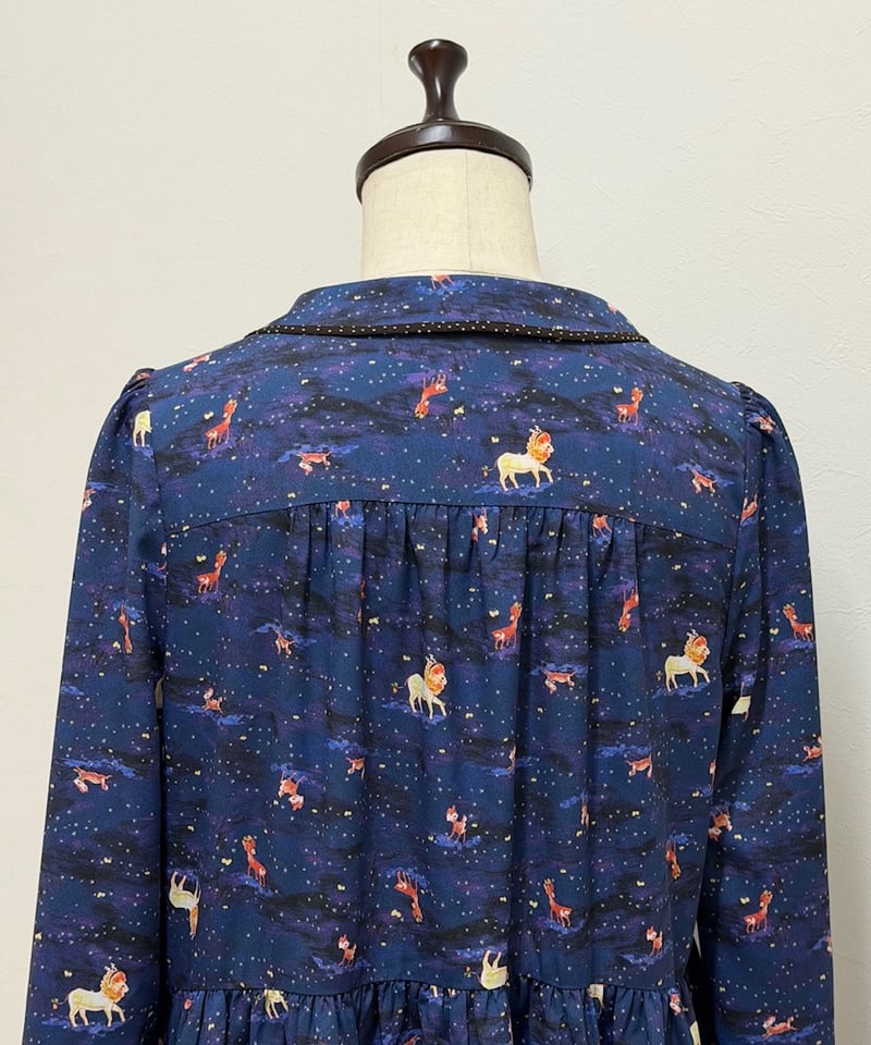 yukiemon】テキスタイルシックワンピース（デシン）（M・3L） | EGAMI