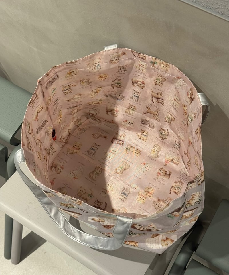 yukiemonハンドメイド　45㎝ファスナービッグトートバック　③ yukiemon】ビッグリバートート | EGAMI OFFICIAL WEB STORE