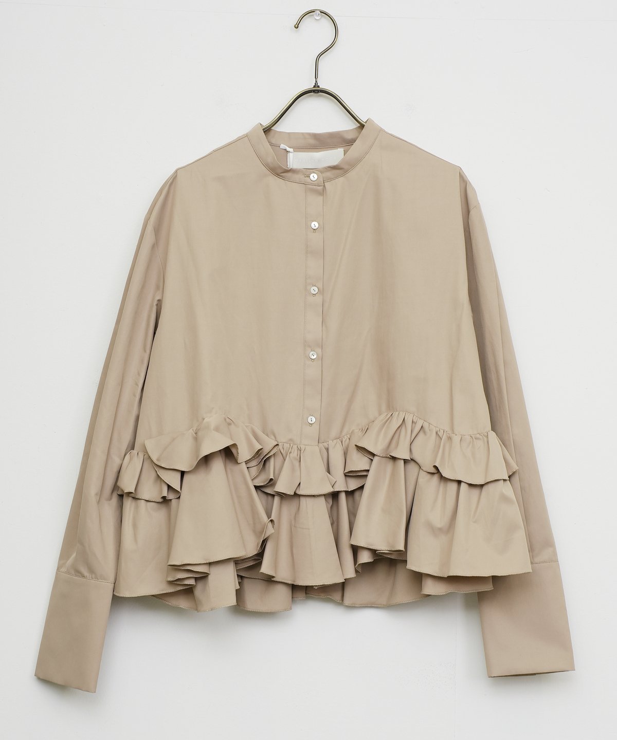 【新品・未使用】MARILYNMOON スパイラルラッフルブラウス MARILYN MOON】スパイラルラッフルブラウス_250830004618 | EGAM