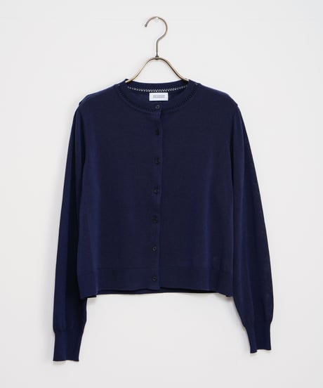 【MACKINTOSH  PHILOSOPHY】 アイレットクルーネックカーディガン_230722002958