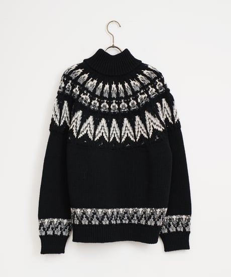【COOHEM〈womens〉】KOUHEN NORDIC KNIT BLOUSON_251011008067