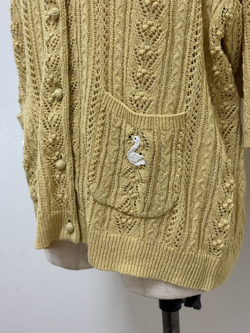 yukiemon】かぎ針スワンフリルカーデ（M） | EGAMI OFFICIAL WEB