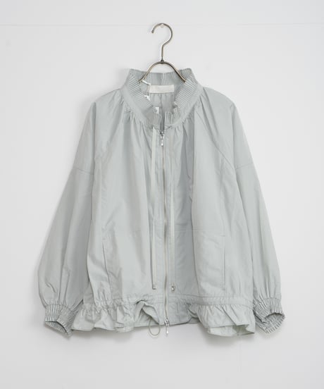 【MARILYN MOON】Pleated nylon sheer blouson_240115005076