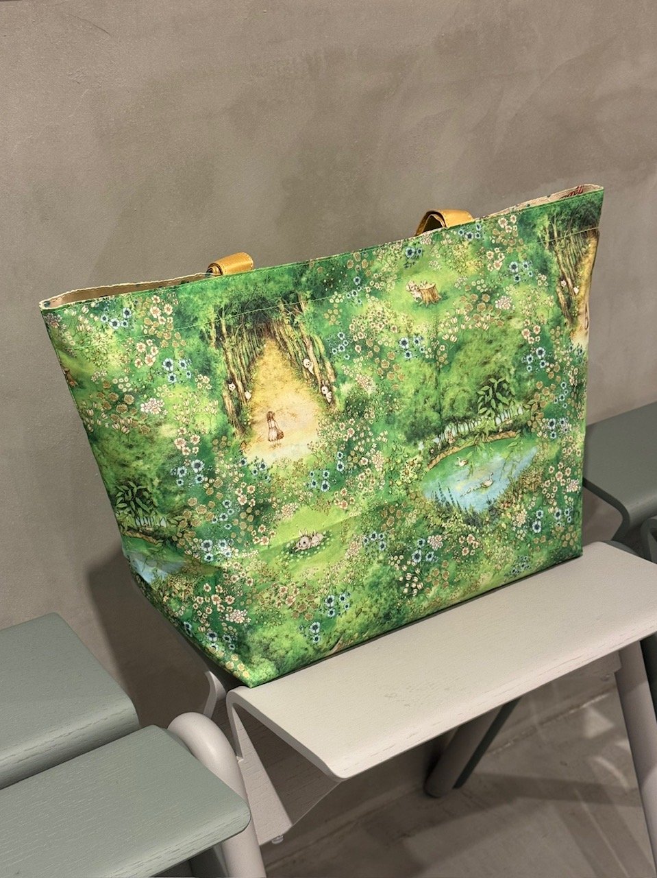 yukiemonハンドメイド　新作セミオーダー　ビッグトート＆巾着バック② yukiemonハンドメイド 新作セミオーダー ビッグトート＆巾着バック②