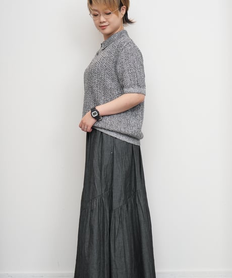 【COOHEM〈men's〉】SHADOW STRIPE KNIT P/L_250228003398