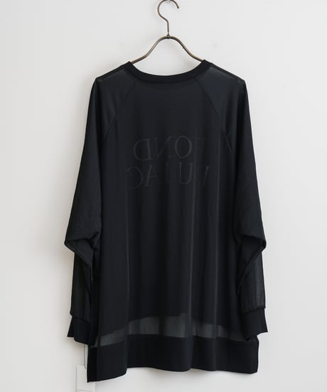 【CLOCHE】シアードルマンロゴトップス＿25062400076