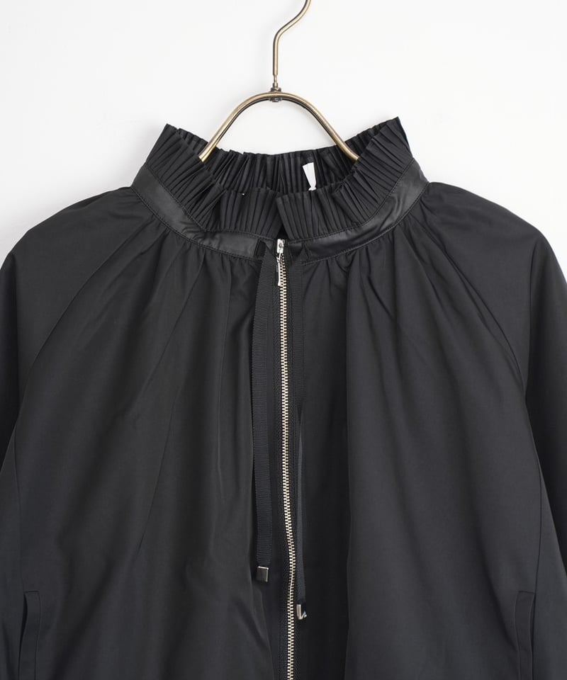 MARILYN MOON】プリーツツイルバルーンブルゾン_240829001955