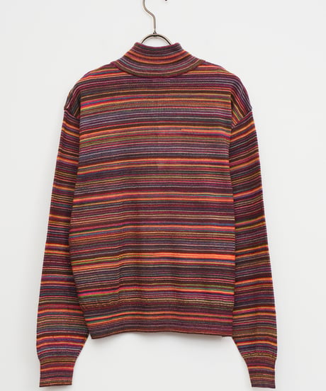 【COOHEM〈women's〉】MULTI KASURI TENJIKU KNIT PULLOVER_250802003310
