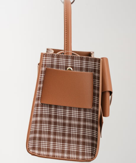 【FRAY I.D】チェックリボンミドルバッグ_250725002892