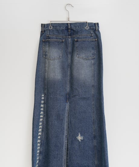 【YENN】DENIM MERMAID SK＿250502007952