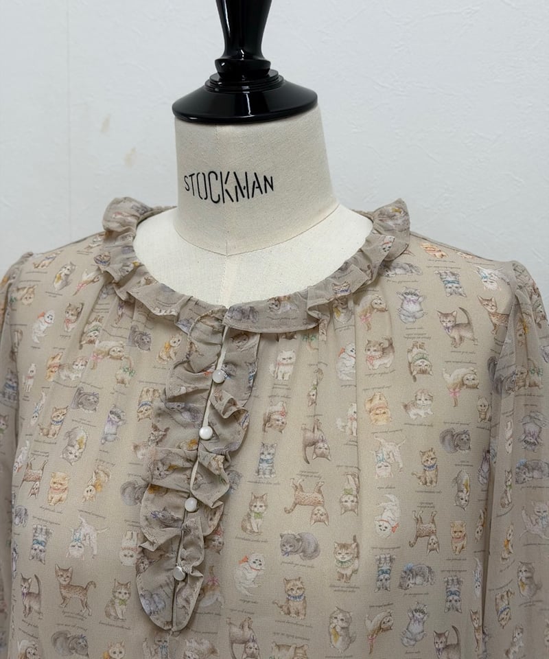 yukiemon】※数量限定※5部袖テキスタイルブラウス（M・3L） | EGAMI OFF