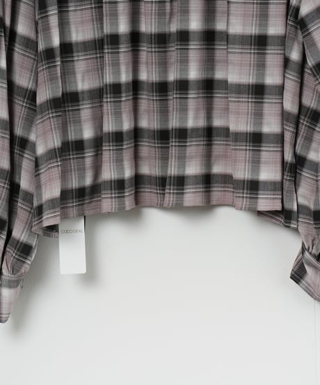 【COCO DEAL】オンブレチェックシャツ_250307003991