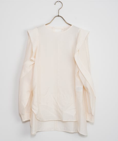 【MARILYN MOON】Tuck sleeve blouse_240115005080