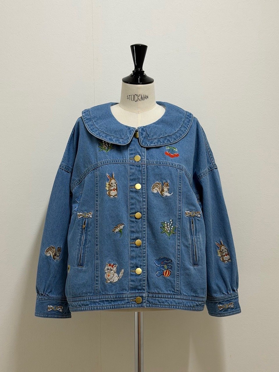 yukiemon刺繍デザインのデニムジャケット yukiemon】fortune刺繍Gジャン（M） | EGAMI OFFICIAL WEB
