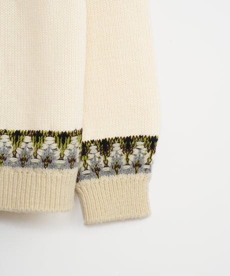 【COOHEM〈men's〉】NORDIC KNIT P/O