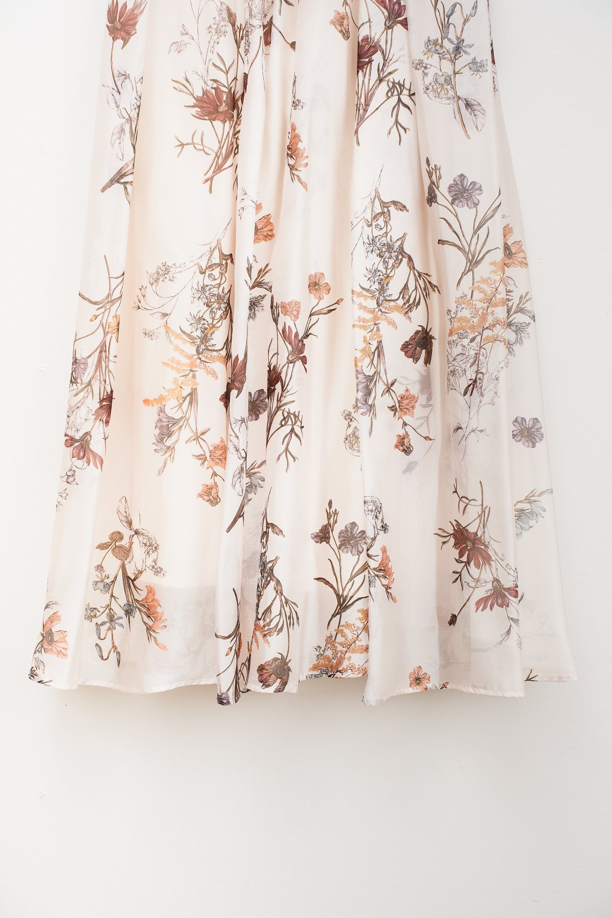 FRAY I.D】ボタニカルプリントシアータックスカート_250808003672 | EG