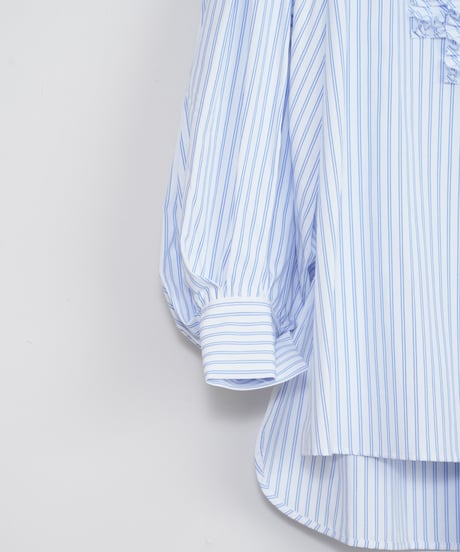 【MARILYN MOON】Modern tuck frill blouse_240127005630