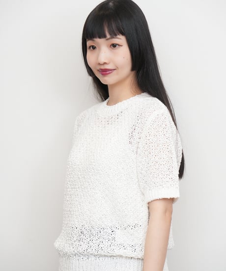 【COOHEM〈women's〉】CUPRO TAPE KNIT P/O_250228003390